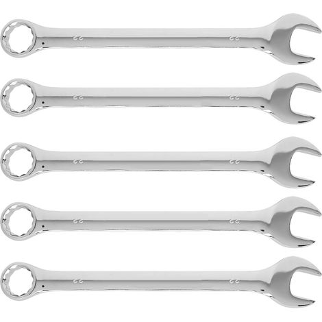 5-teiliges Ratschenschlüssel-Set, Mehrzweck-Ringschlüssel, Chrom-Vanadium-Stahl, 22 mm (1/5)