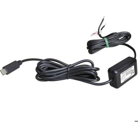 ProCar Cable de carga USB-C negro IP44 5 V 3000 mA
