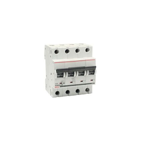 Interruttore magnetotermico 4 poli 20A.