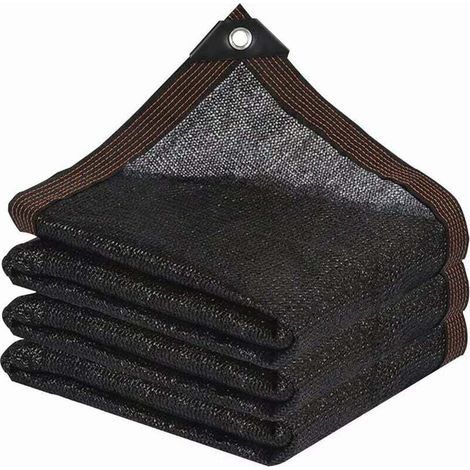 8-zackiges Schattierungsnetz, 85 % Schattierung, verstärktes, verdicktes Sonnensegel, winddichtes Gewächshausnetz mit Ösen, für Pflanzenabdeckung/Gewächshaus/Garten/Pergola (2 x 3 m/6,56 x 9,84 ft) (1/5)