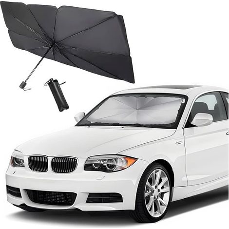 Dailygoody Sonnenschutz fürs Auto Faltbarer Sonnenschirm UV-Schutz Großformatig Sonnenschutz für die Windschutzscheibe Für die meisten Fahrzeuge (1/5)