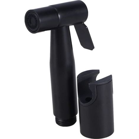 Portable Bidet Sprayer for Toilet Portable Bidet Sprayer Stainless Steel Handheld Bidet Sprayer with Holder for Bathroom (Matte Black) (1/5)