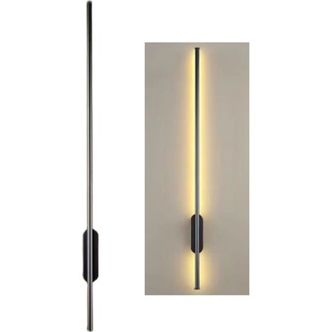 Barre lumineuse LED murale à 3 modes d'éclairage, lumière douce réglable, multifonctionnelle, à fixer au chevet ou dans la chambre ou le salon. (1/5)