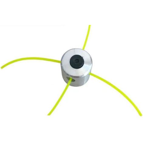 Couper la tête de l'herbe coupant la corde de nylon coupé en coupe en coupe, tête de mauvaise herbe, aluminium brillant - tête de l'herbe battue (1/3)