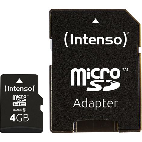 Intenso 4GB MicroSDHC Classe 10 Scheda micro SDHC (1/4)