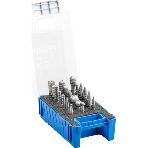 PFERD TOOLS 22900833 Set de fraises sur tige HSS Diamètre de tige 6 mm (1/3)