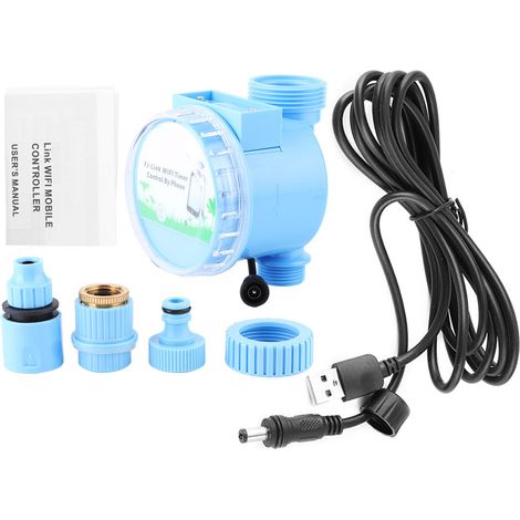 Programmateur d'arrosage WiFi Contrôleur d'irrigation intelligent télécommande mobile pour jardin pelouse balcon étanche durable (1/5)