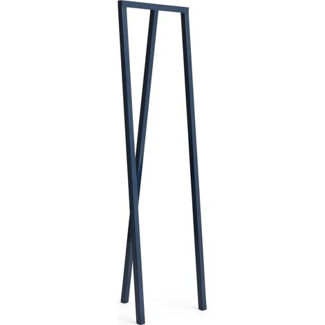 [GEBRAUCHT] B-Ware Hay Garderobe Kleiderständer Loop Stand Stahl Dunkelblau Klein Montiert 150x45cm