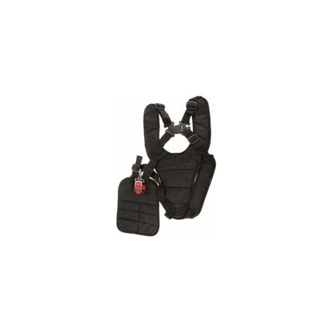 Arnés para desbrozadora, correa doble para el hombro para cortacésped, arnés Stihl para desbrozadora/cortacésped, accesorio universal para maquinaria de jardinería - Crezuo