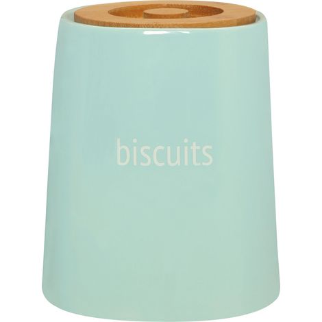 Premier Housewares Fletcher Blue Ceramic Biscuit Canister (1/5)