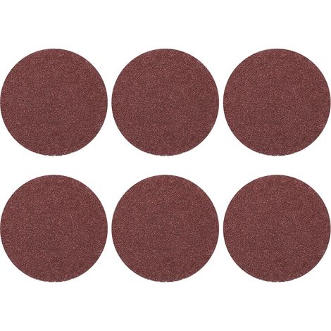 Lot de 30 disques de ponçage 50 mm Grain 40 Papier abrasif à crochet et boucle pour ponceuse orbitale aléatoire pour travail du bois, automobile