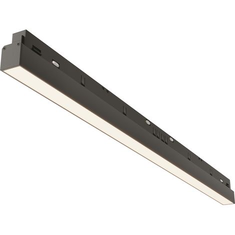 Lampada binario 1 fase lineare nera LED 24W 4000K BASIS Maytoni (1/2)