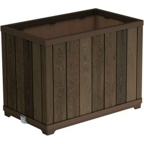 Vaso Keter 261035 Marrone Plastica Rotonda