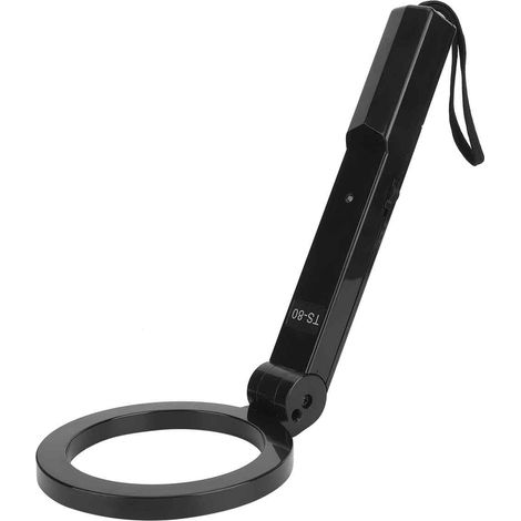 Detector de metales plegable, alta sensibilidad, alarma sonora y visual, vibración, seguridad aeroportuaria (1/5)
