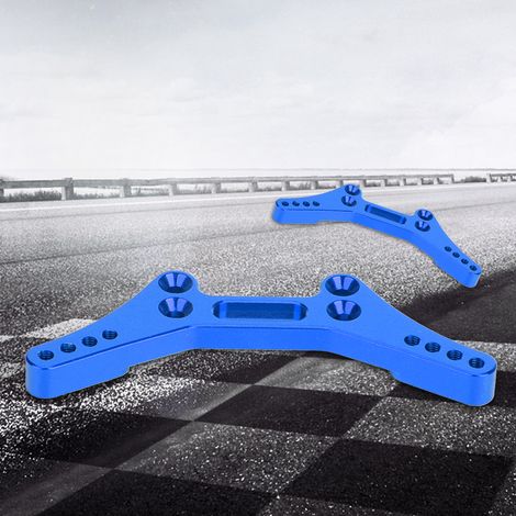 Amortisseur en alliage d'aluminium pour HPI RS4, voiture télécommandée 1/10, couleur bleu foncé (1/4)
