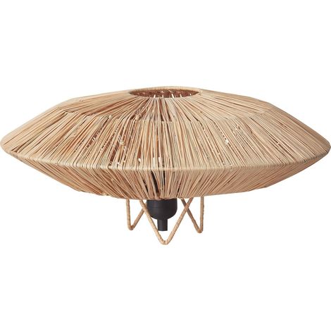 Tischlampe MENTIRI Geflecht Naturfarben