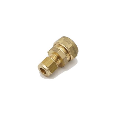 PrimaPlus Brass Compression Reduced Coupling 15 x 8mm Pack of 10 (1/2)