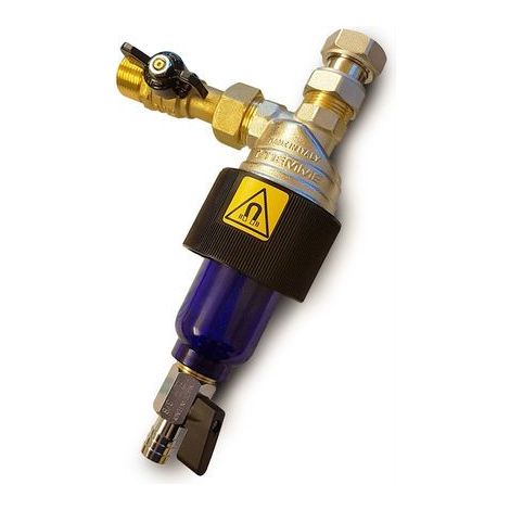 Tiemme T-MAG - Filtre à boues magnétique sous-chauffe avec robinet à boisseau sphérique (1/3)