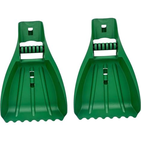 2 Pièces Ramasse-feuilles Ergonomique, Outil de Nettoyage à Main pour Arbustes, Pelouse et Jardin, En Ramassant Feuilles, Débris et Brindilles. (1/5)