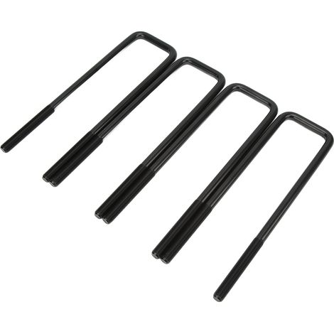 Kit de boulons en U, écrous et joints en acier pour essieu arrière de 12 pouces, compatible avec Silverado 1500 1999-2010 (1/5)