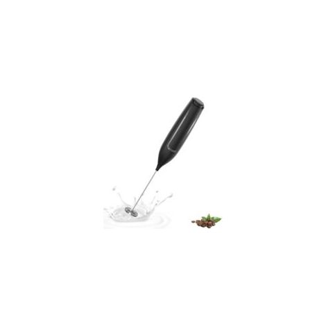 Mousseur à Lait électrique, Mini Fouet en Acier Inoxydable, Moteur Extra Fort et Alimenté pour Café/Café au Lait/Cappuccino/Chocolat Chaud