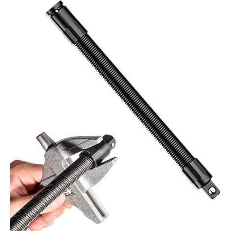 Rallonge flexible pour douilles Rallonge pour clé à douille, outil de mécanicien, adaptateur pour joint universel, outil de réparation pour garage et maison pour boulons et fixations, bricolage, méc (1/5)