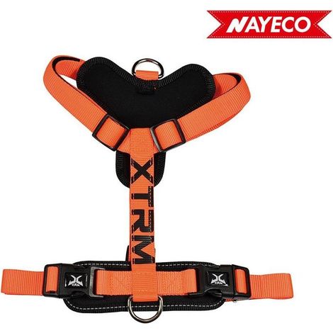 Pettorina X-TRM Cronos Neon Flash 35-60x1,5 cm Arancione Nayeco