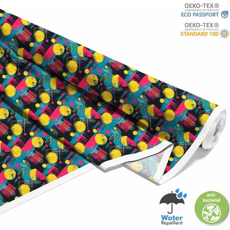 OUTDOOR DEKOSTOFFE OXFORD - Motiv Geometrisch I DX3279