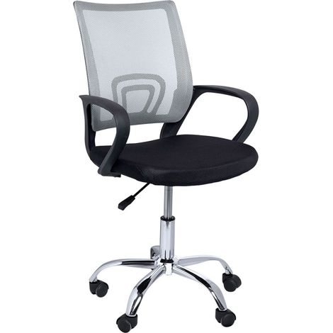 Sillas de escritorio - Silla Midi Pro - Gris y Negro