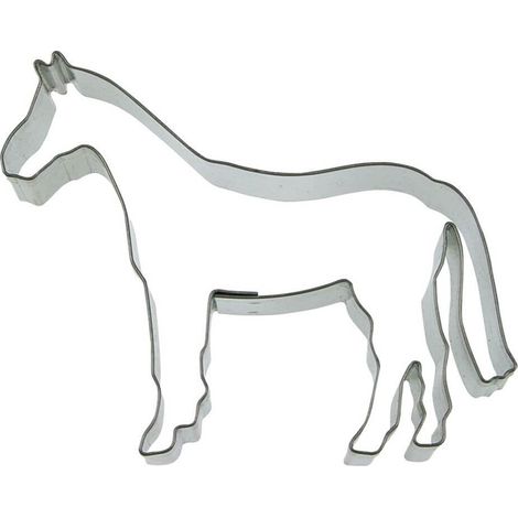 Cortador de galletas de caballo de acero inoxidable Städter (1/4)