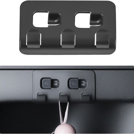 Ganchos de maletero Augeny para Tesla Model Y – versión mejorada para 5 plazas, gancho para bolsas de compra y perchas, accesorio interior, compatible con Model Y 2021–2023