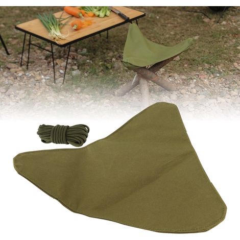 Tabouret pliant imperméable portable en tissu pour randonnée camping extérieur (1/5)
