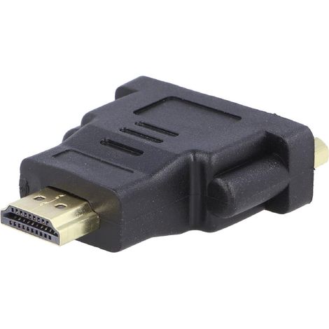Adaptateur DVI-I femelle vers HDMI male noir