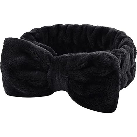 2-teiliges Set mit Toilettenartikeln und Make-up-Stirnbändern, Armbändern, Damenarmbändern, Haargummis, gestreiften, karierten, flauschigen Stirnbändern zur Gesichtsreinigung für den Heimgebrauch.