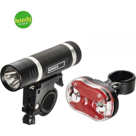 Kit Luci Bici EMOS EM-P3920 LED Anteriore e Posteriore 150 Lumen (1/5)