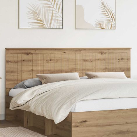 vidaXL Tête de lit Chêne artisanal Bois d'ingénierie