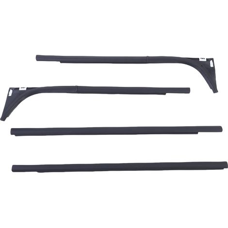 Jeu de bandes d'étanchéité pour vitres de voiture, 4 pièces, pour Mazda BT50 4 portes 2012 – 2019, fournitures en caoutchouc résistantes aux intempéries (1/5)