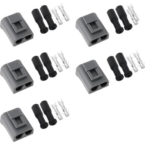 Lot de 5 Connecteurs de Faisceau Allumage à 2 Broches avec Borne 9144275 3523813 Compatible avec Volvo 960 S90 V90 (1/5)