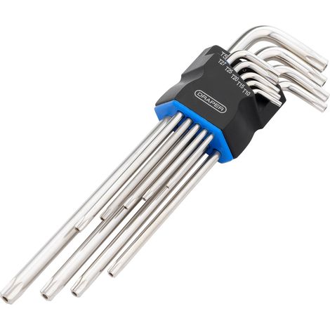 Draper 12813 Draper TX-STAR Extra Long Arm Security Key Set (9 Piece) (1/2)