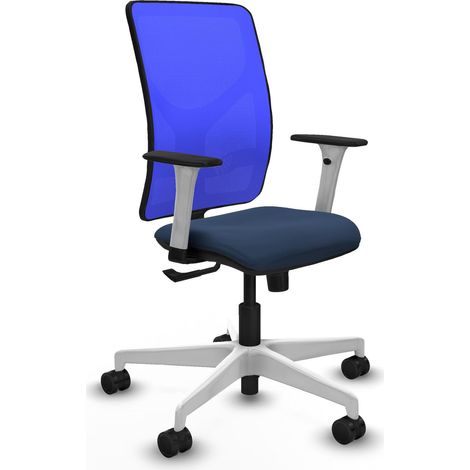 Sedia da ufficio piqueras y crespo Motilla blu navy ecopelle (1/2)