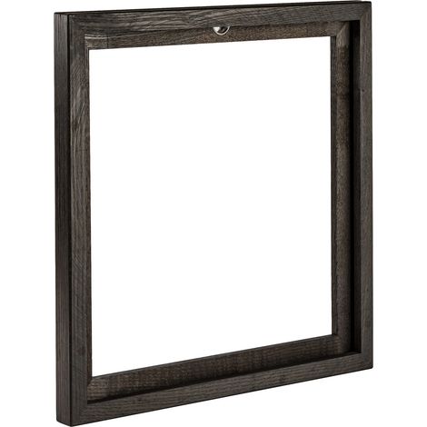 Cadre porte disque vinyle noir - accrocher vos pochettes de vinyle au mur Noir
