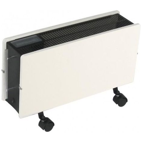 Radiateur à inertie OPTIMUS Blanc Quartz 1600W - Valderoma BQ1600O (1/7)