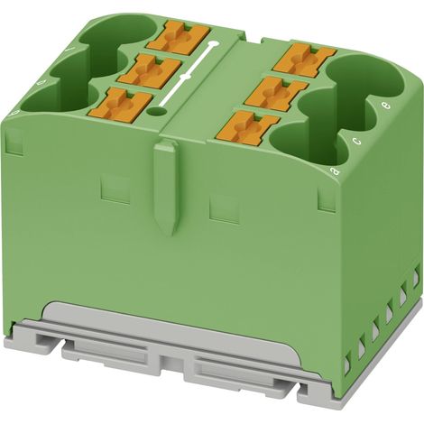 Phoenix Contact 1082391 Bloc de distribution Raccordement Push-Lock vert 1 pc(s)