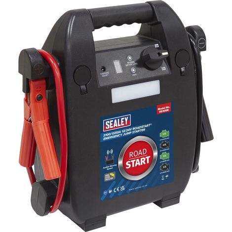 Sealey RoadStart® 12/24V Emergency 8-Cylinder Jump Starter 6L RS105B