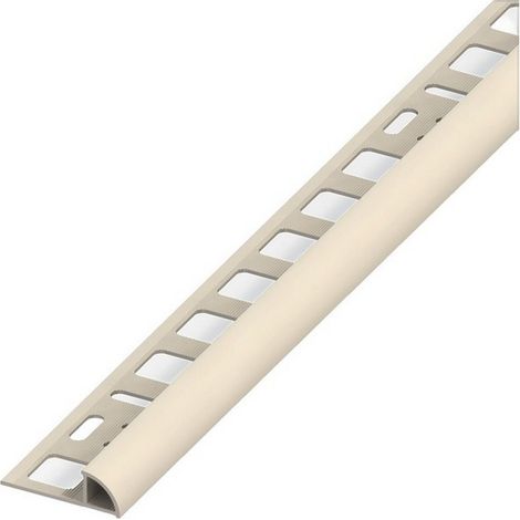 5PZ PROFILO AD ANGOLO JOLLY PVC Beige  mm. 8x2,5 mt.