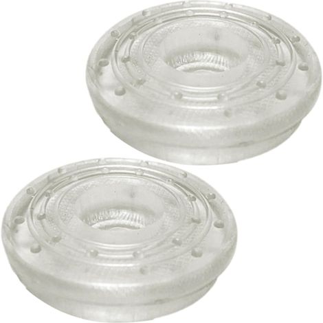Lot de 2 protections transparentes antidérapantes pour barre (1/5)