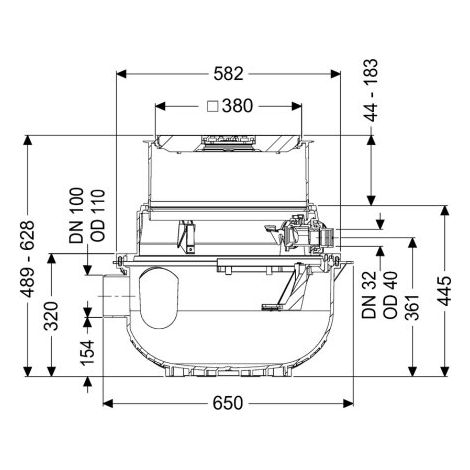 KESSEL 280500S-RBK kit de gros œuvre
