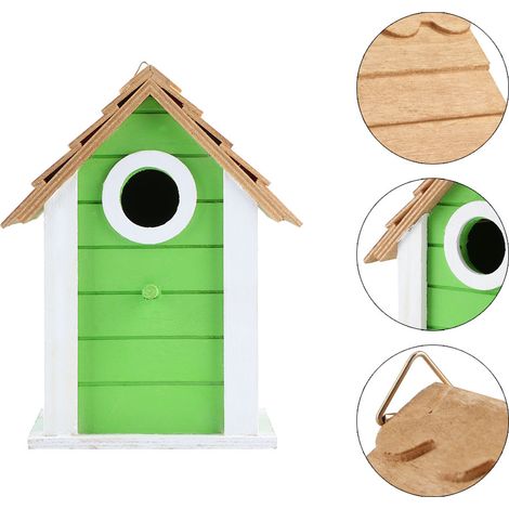 Garten- und Balkondekoration: Vogelhäuser, Papageiennester und Ruhekäfige aus Holz (1/5)