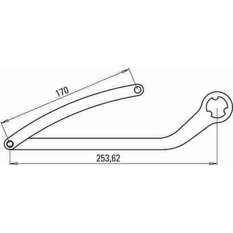 Coppia Bracci Alternativi Nd3 Per N1d Bianco Ral 90 Automatismi Faac 5728