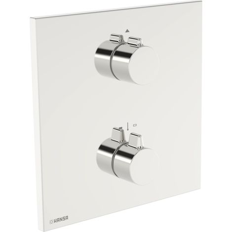 HANSA HA Sichtteil f. einen Abgang - HANSAEASYMIX 8871 Ros. eckig chr, 88719062